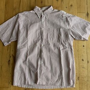Jos. A Bank seersucker shirt